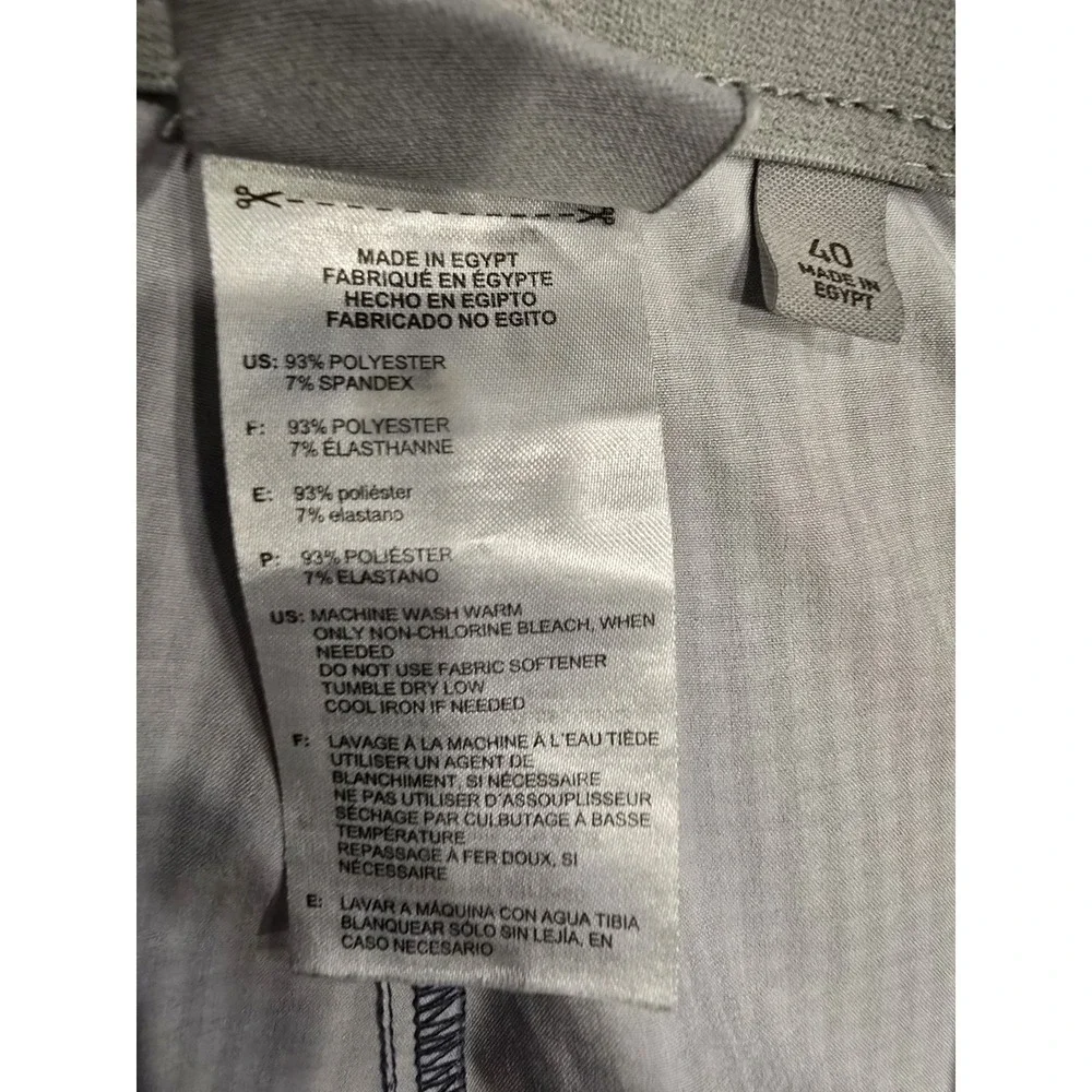 Adidas Mens Blue Gingham Check Golf Shorts Size 40‎ Stretch Performance Active